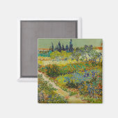 Vincent Van Gogh Garden at Arles Magnet (Vorderseite/Rückseite)