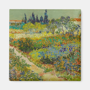 Vincent Van Gogh Garden at Arles Magnet