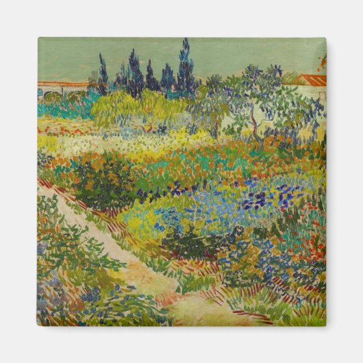 Vincent Van Gogh Garden at Arles Magnet (Vorne)