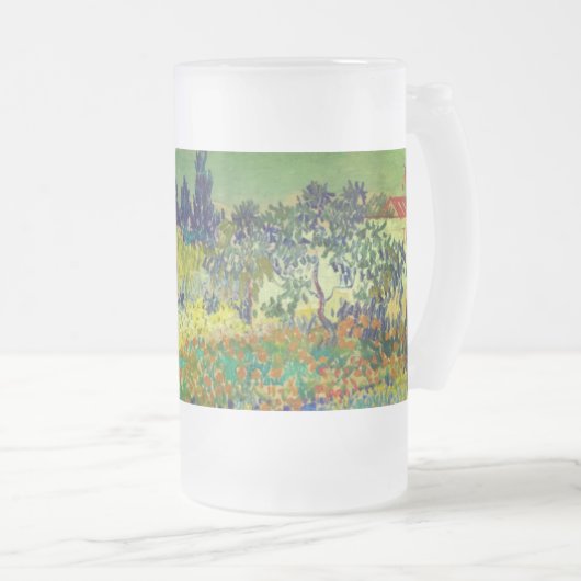 Vincent Van Gogh Garden at Arles Mattglas Bierglas (VorderseiteRechts)