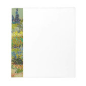 Vincent Van Gogh Garden at Arles Notizblock (Vorderseite)