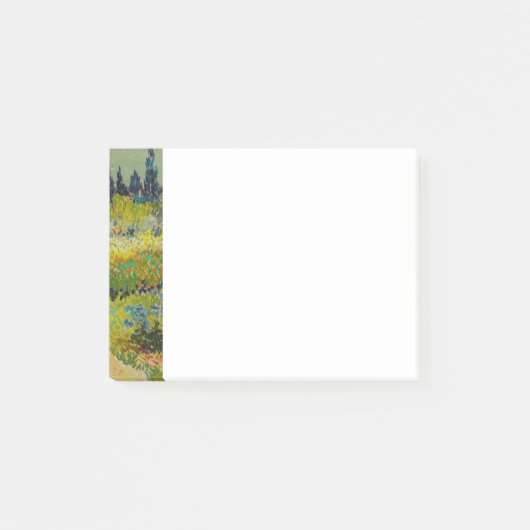 Vincent Van Gogh Garden at Arles Post-it Klebezettel (Vorderseite)