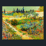Vincent Van Gogh Garden at Arles Poster<br><div class="desc">Vincent Van Gogh Garden at Arles Poster</div>