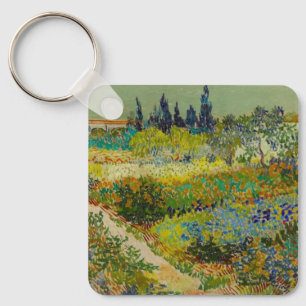 Vincent Van Gogh Garden at Arles Schlüsselanhänger
