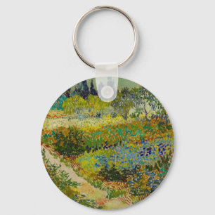 Vincent Van Gogh Garden at Arles Schlüsselanhänger