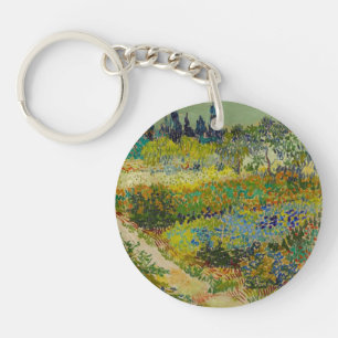 Vincent Van Gogh Garden at Arles Schlüsselanhänger