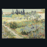 Vincent Van Gogh Garden at Arles Stofftischset<br><div class="desc">Vincent Van Gogh Garden at Arles</div>