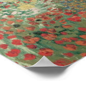 Vincent van Gogh Garden in Bloom, 1888 Poster (Ecke)