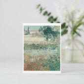 Vincent van Gogh Garden in Bloom, 1888 Postkarte (Stehend Vorderseite)