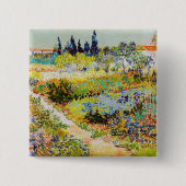 Vincent van Gogh - Garten bei Arles Button (Vorderseite)