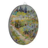 Vincent van Gogh - Garten bei Arles Dartscheibe (Vorderseite Links)