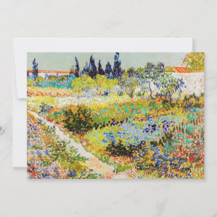 Vincent van Gogh - Garten bei Arles Einladung