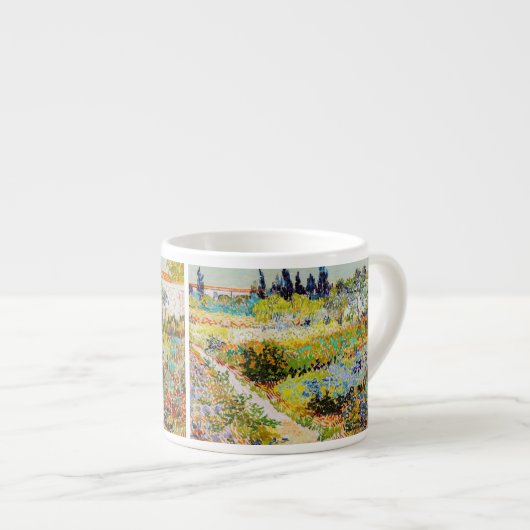 Vincent van Gogh - Garten bei Arles Espressotasse (Vorderseite Rechts)
