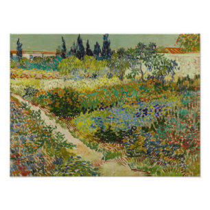 Vincent van Gogh - Garten bei Arles Fotodruck