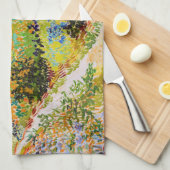 Vincent van Gogh - Garten bei Arles Geschirrtuch (Viertel Falte)