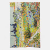 Vincent van Gogh - Garten bei Arles Geschirrtuch (Vertikal)