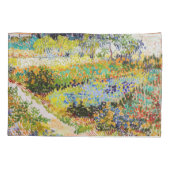 Vincent van Gogh - Garten bei Arles Kissenbezug (Rückseite)