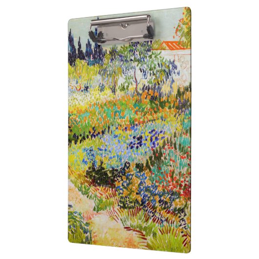 Vincent van Gogh - Garten bei Arles Klemmbrett (Links)