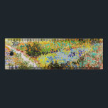 Vincent van Gogh - Garten bei Arles Lineal<br><div class="desc">Garten bei Arles / Blühender Garten mit Pfad / Jardin a Arles - Vincent van Gogh,  1888</div>