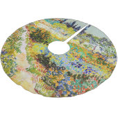 Vincent van Gogh - Garten bei Arles Polyester Weihnachtsbaumdecke (Schrägansicht)