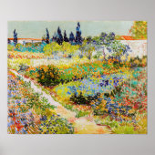 Vincent van Gogh - Garten bei Arles Poster (Vorne)