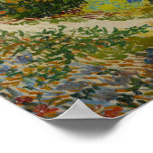 Vincent van Gogh - Garten bei Arles Poster (Ecke)
