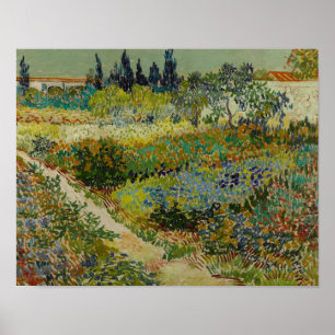 Vincent van Gogh - Garten bei Arles Poster