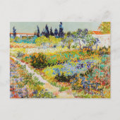 Vincent van Gogh - Garten bei Arles Postkarte (Vorderseite)