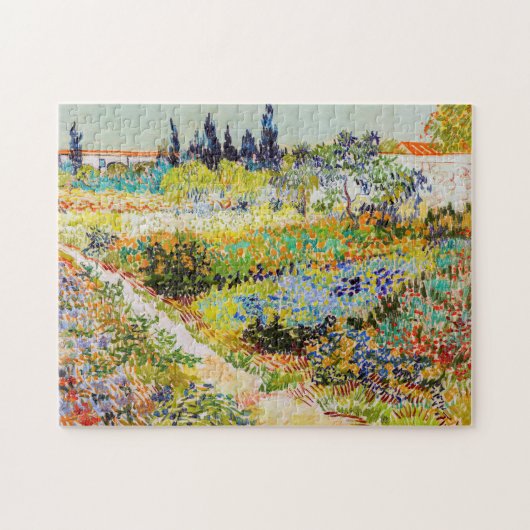Vincent van Gogh - Garten bei Arles Puzzle (Horizontal)