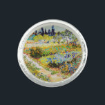 Vincent van Gogh - Garten bei Arles Ring<br><div class="desc">Garten bei Arles / Blühender Garten mit Pfad / Jardin a Arles - Vincent van Gogh,  1888</div>
