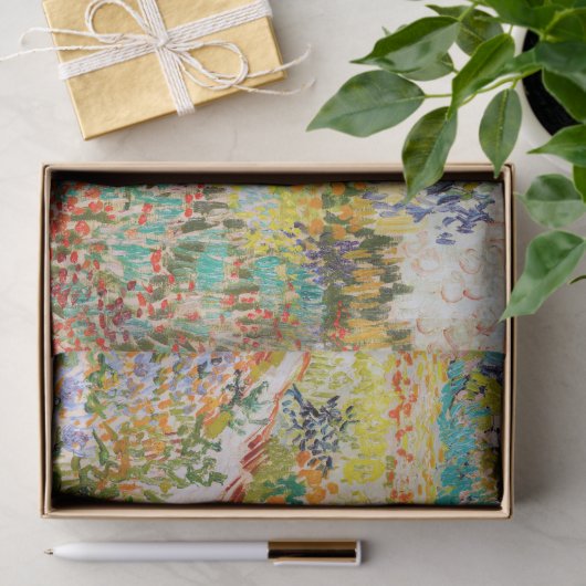 Vincent van Gogh - Garten bei Arles Seidenpapier (Geschenk)