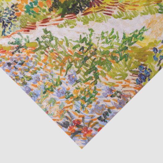 Vincent van Gogh - Garten bei Arles Seidenpapier (Detail)