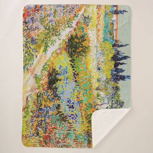 Vincent van Gogh - Garten bei Arles Sherpadecke (Vorderseite)