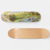 Vincent van Gogh - Garten bei Arles Skateboard (Horizontal)