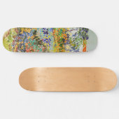 Vincent van Gogh - Garten bei Arles Skateboard (Horizontal)