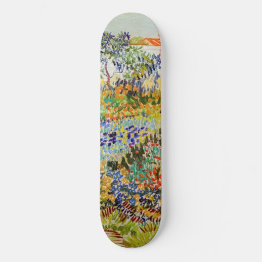 Vincent van Gogh - Garten bei Arles Skateboard (Vorderseite)