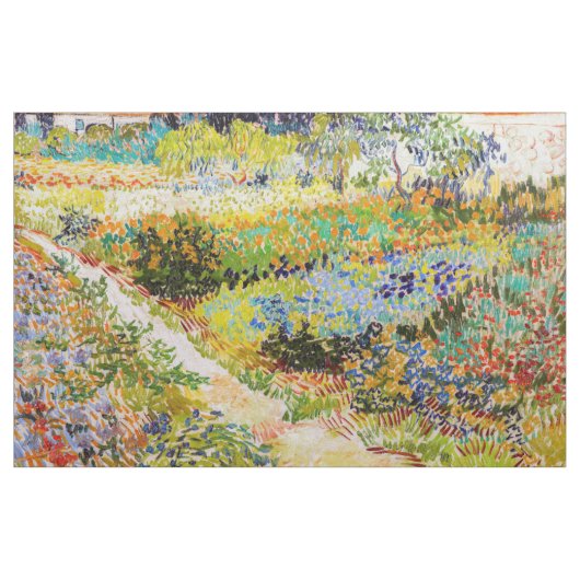 Vincent van Gogh - Garten bei Arles Stoff (Yard (91,4 cm))