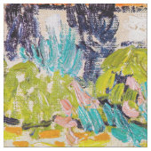 Vincent van Gogh - Garten bei Arles Stoff (Nahaufnahme)