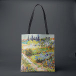 Vincent van Gogh - Garten bei Arles Tasche<br><div class="desc">Garten bei Arles / Blühender Garten mit Pfad / Jardin a Arles - Vincent van Gogh,  1888</div>