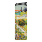 Vincent van Gogh - Garten bei Arles Thermosbecher (Nach links gedreht)