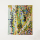 Vincent van Gogh - Garten bei Arles Wandteppich (Vorderseite)