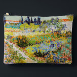 Vincent van Gogh - Garten bei Arles Zubehörtasche<br><div class="desc">Garten bei Arles / Blühender Garten mit Pfad / Jardin a Arles - Vincent van Gogh,  1888</div>