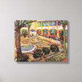 Vincent Van Gogh - Garten des Krankenhauses in Arl Leinwanddruck (Vorderseite)