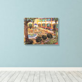 Vincent Van Gogh - Garten des Krankenhauses in Arl Leinwanddruck (Insitu (Holzboden))