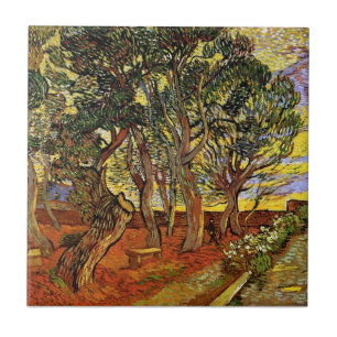 Vincent Van Gogh - Garten des Saint-Paul-Hospitals Fliese