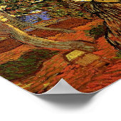 Vincent Van Gogh - Garten des St. Paul Hospital Poster (Ecke)