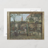 Vincent van Gogh | Garten im Montmartre Postkarte (Vorne/Hinten)