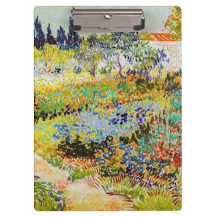 Vincent van Gogh - Garten in Arles Klemmbrett
