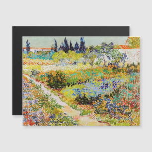 Vincent van Gogh - Garten in Arles Magnetkarte