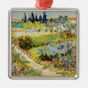 Vincent van Gogh - Garten in Arles Ornament Aus Metall
